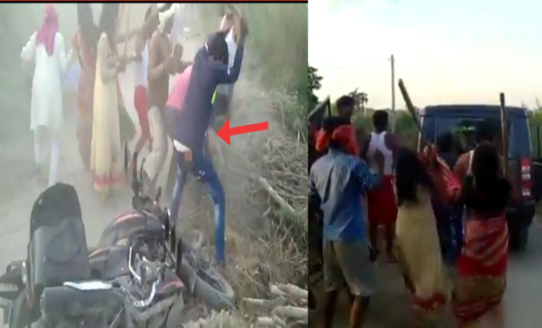 विवाद पर पहुँची पुलिस टीम पर ग्रामीणों ने किया हमला,कार्यवाही से भड़के थे ग्रामीण…