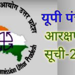 Up panchayat chunav reservation 2020