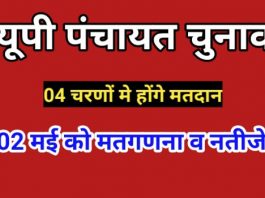 up panchayat chunav date