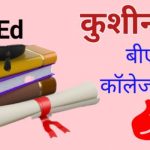 Kushinagar B.Ed college list