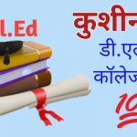 Kushinagar D.El.Ed college list