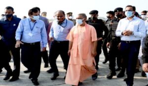 Cm yogi in kushinagar