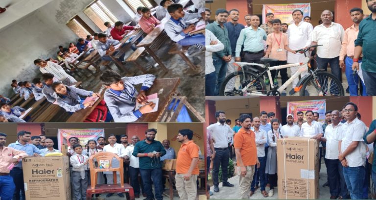 जिला स्तरीय सामान्य ज्ञान प्रतियोगिता में सुनिधि ने मारी बाजी