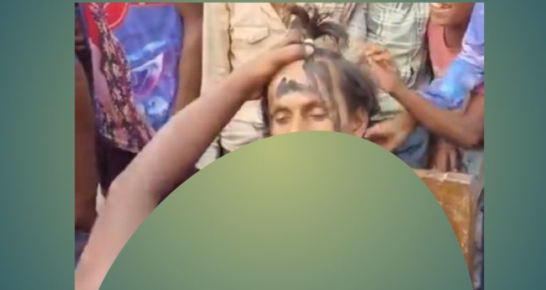 नवविवाहिता संग पकड़ा गया प्रेमी, गांव वालों ने दिया सजा