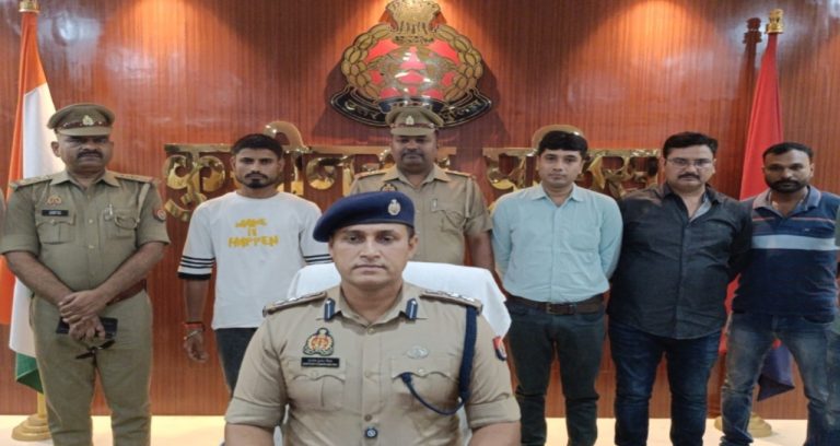 कुशीनगर: व्यापारी से 5 करोड़ की फिरौती मांगने वाला धमकीबाज अरेस्ट