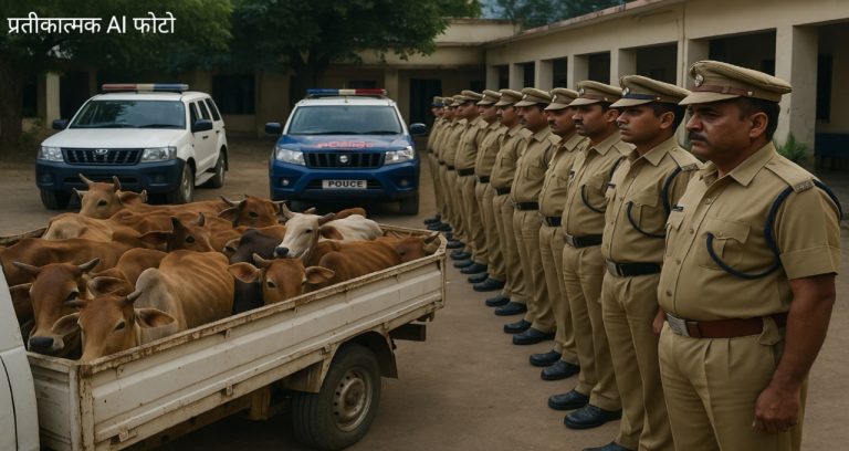 बड़ी खबर: कुशीनगर में 25 पुलिसकर्मियों पर गिरी गाज, पशु तस्करों से साठगांठ के आरोप में कार्यवाही