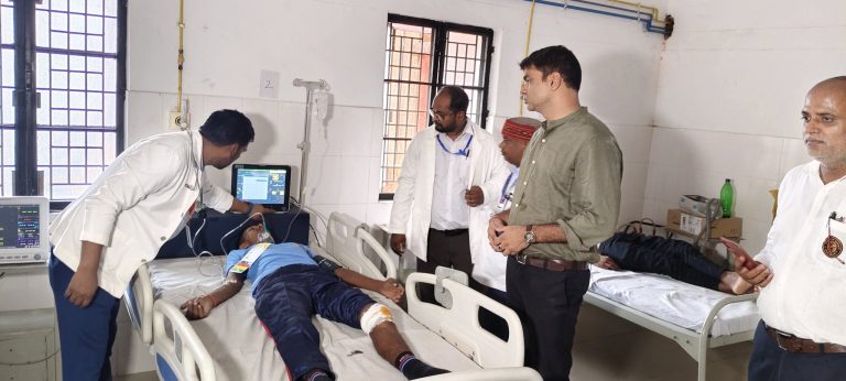 कुशीनगर में आपदा प्रबंधन के लिए मॉक ड्रिल का आयोजन
