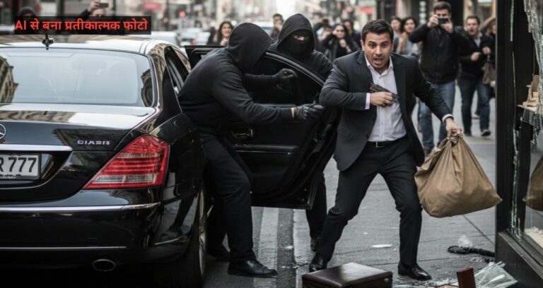 कुशीनगर में सर्राफा व्यापारी से दिनदहाड़े लूट: 95 ग्राम सोना, 2 किलो चांदी और 40 हजार नकद लूटने का आरोप